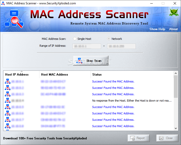 Free Mac Address Scanner Software