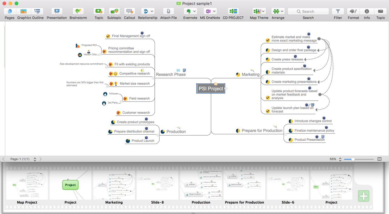 mind mapping software mac